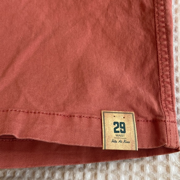 NEW! $40 URBAN PIPELINE Ultimate Flex Flat Front Shorts Size 29 Terra Cotta RED - Picture 3 of 7